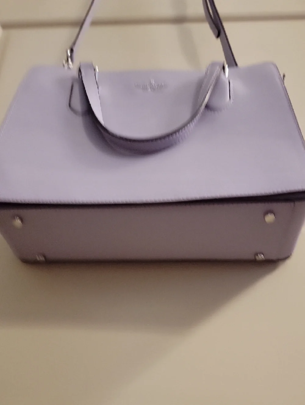 kate spade lavender satchel - Picture 5 of 6